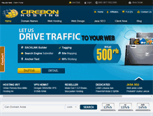 Tablet Screenshot of cirebonhosting.net